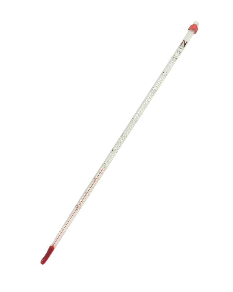 温度計　0〜100℃　A:18cm　B:30cm
